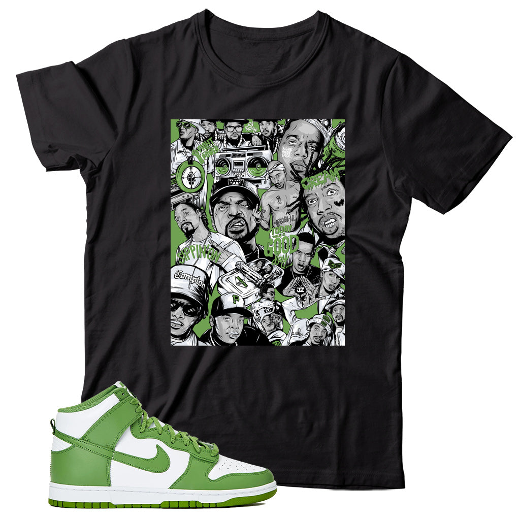 Dunk High Chlorophyll shirt