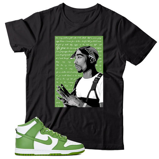 Dunk High Chlorophyll shirt