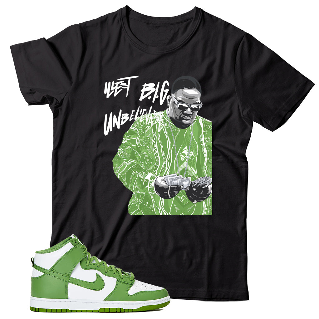 Dunk High Chlorophyll shirt