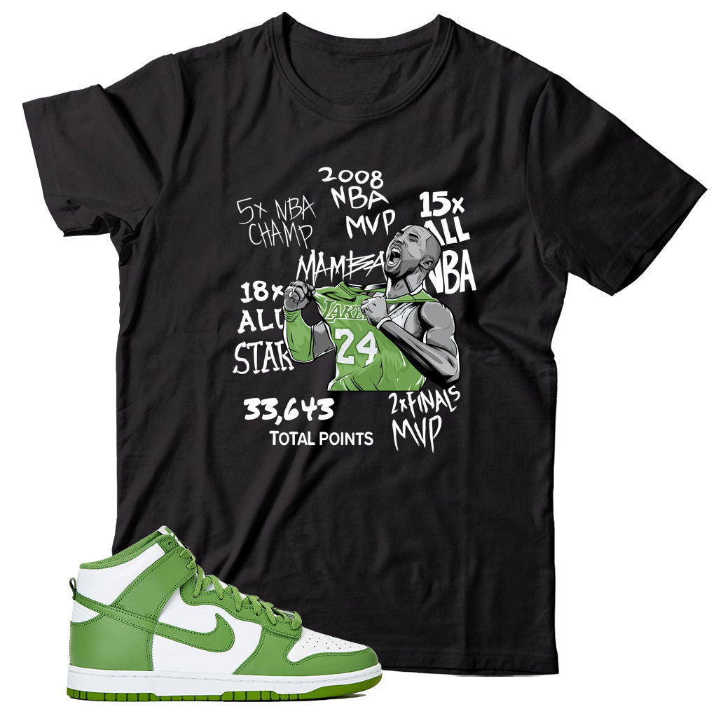 Dunk High Chlorophyll shirt