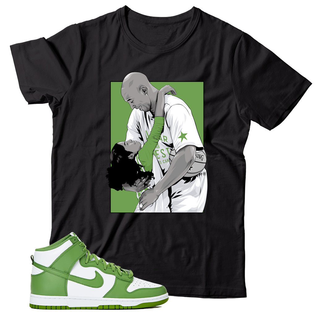 Dunk High Chlorophyll shirt