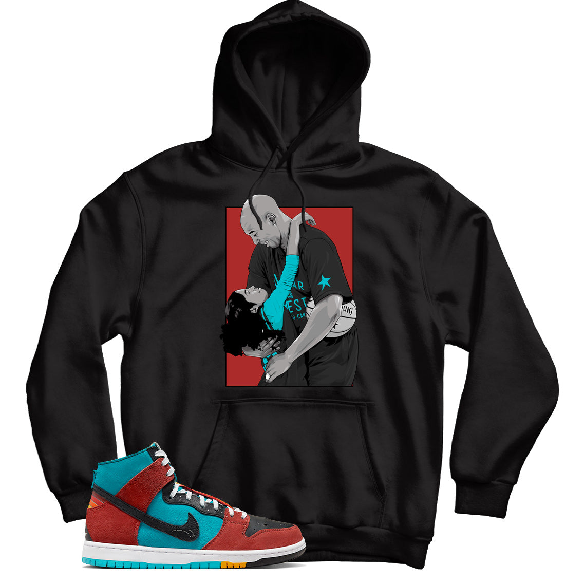 Dunk High Di'orr Greenwood Navajo Arts hoodie