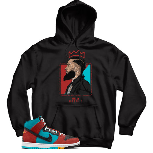 Dunk High Di'orr Greenwood Navajo Arts hoodie