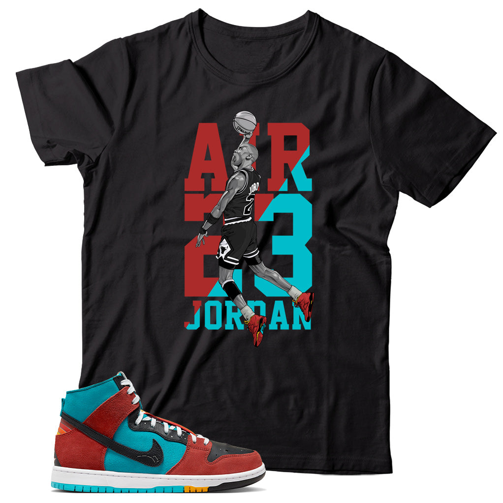 Dunk High Di'orr Greenwood shirt