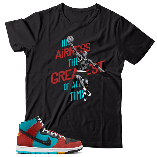 Dunk High Greenwood Navajo Arts shirt