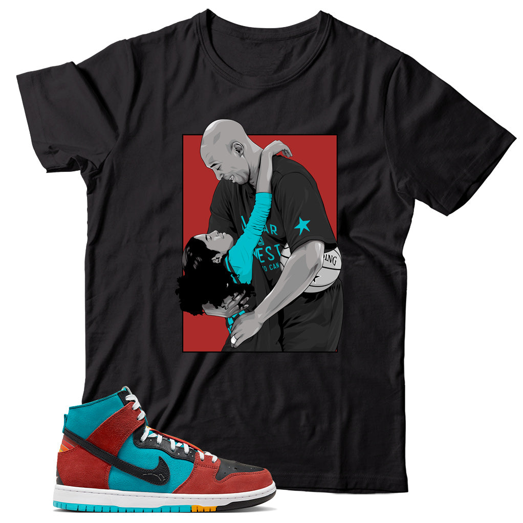 Dunk High Di'orr Greenwood Navajo Arts shirt