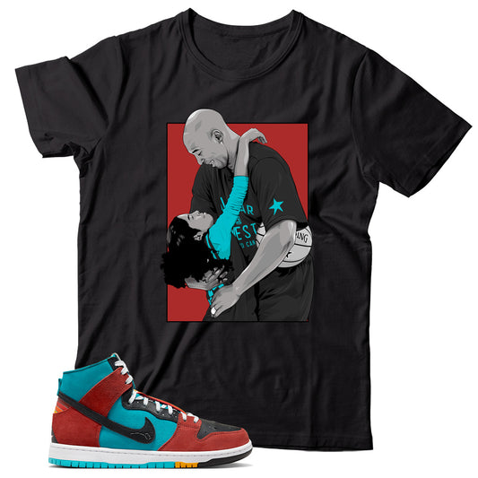 Dunk High Di'orr Greenwood Navajo Arts shirt