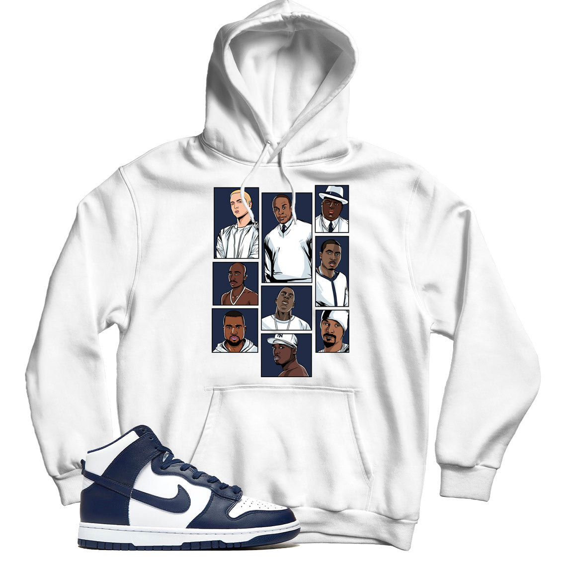 Dunk High Midnight Navy hoodie