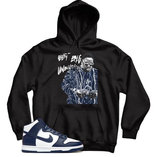 Nike Dunk High Midnight Navy hoodie