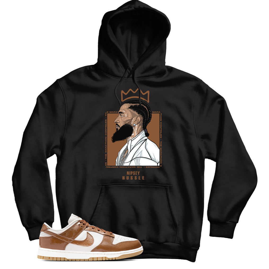 Dunk Low Brown Ostrich hoodie