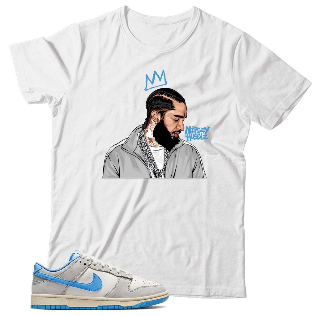 Dunk Low Athletic Department shirt