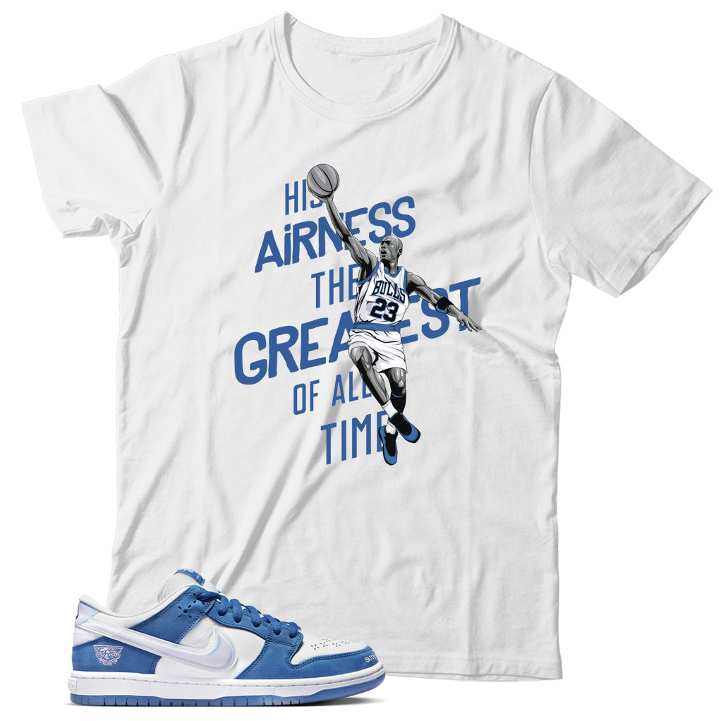 Dunk Low Born x Raised shirt