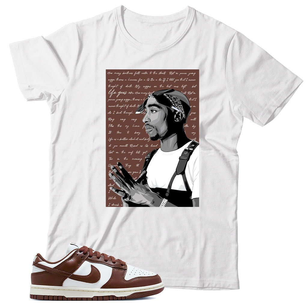 Nike Dunk Low Cacao Wow shirt