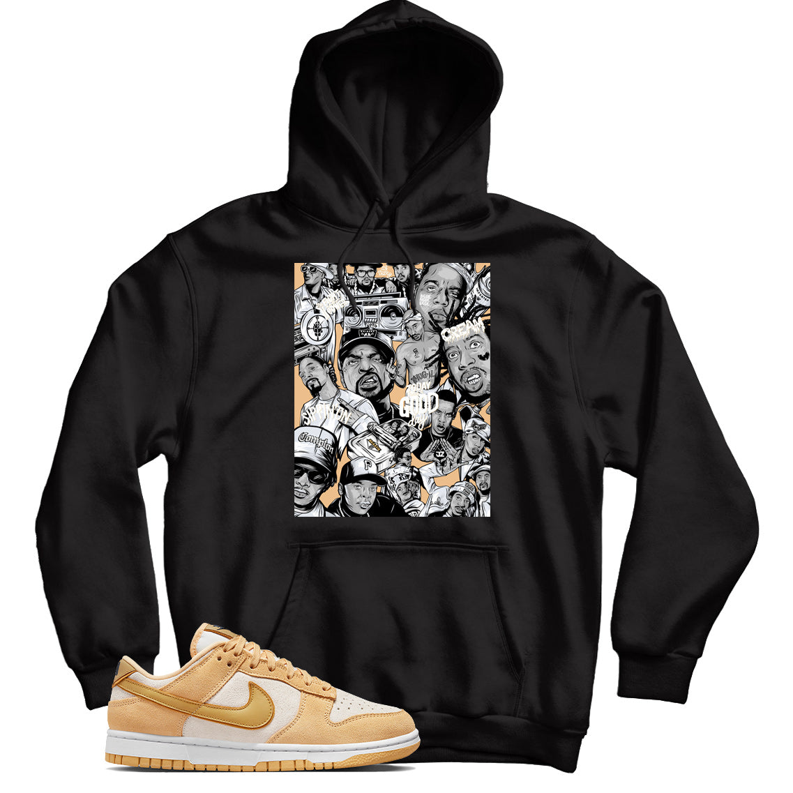 Dunk Low Celestial Gold Suede hoodie