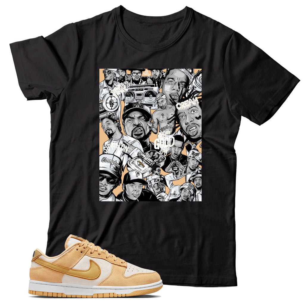 Dunk Low Celestial Gold Suede shirt