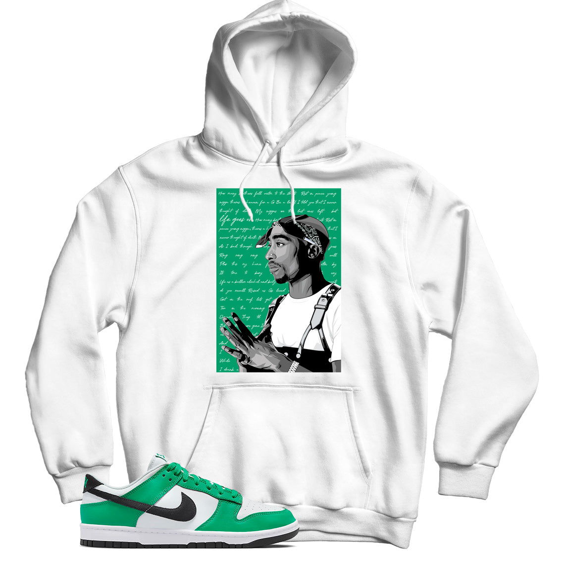 Nike Dunk Low Celtics hoodie