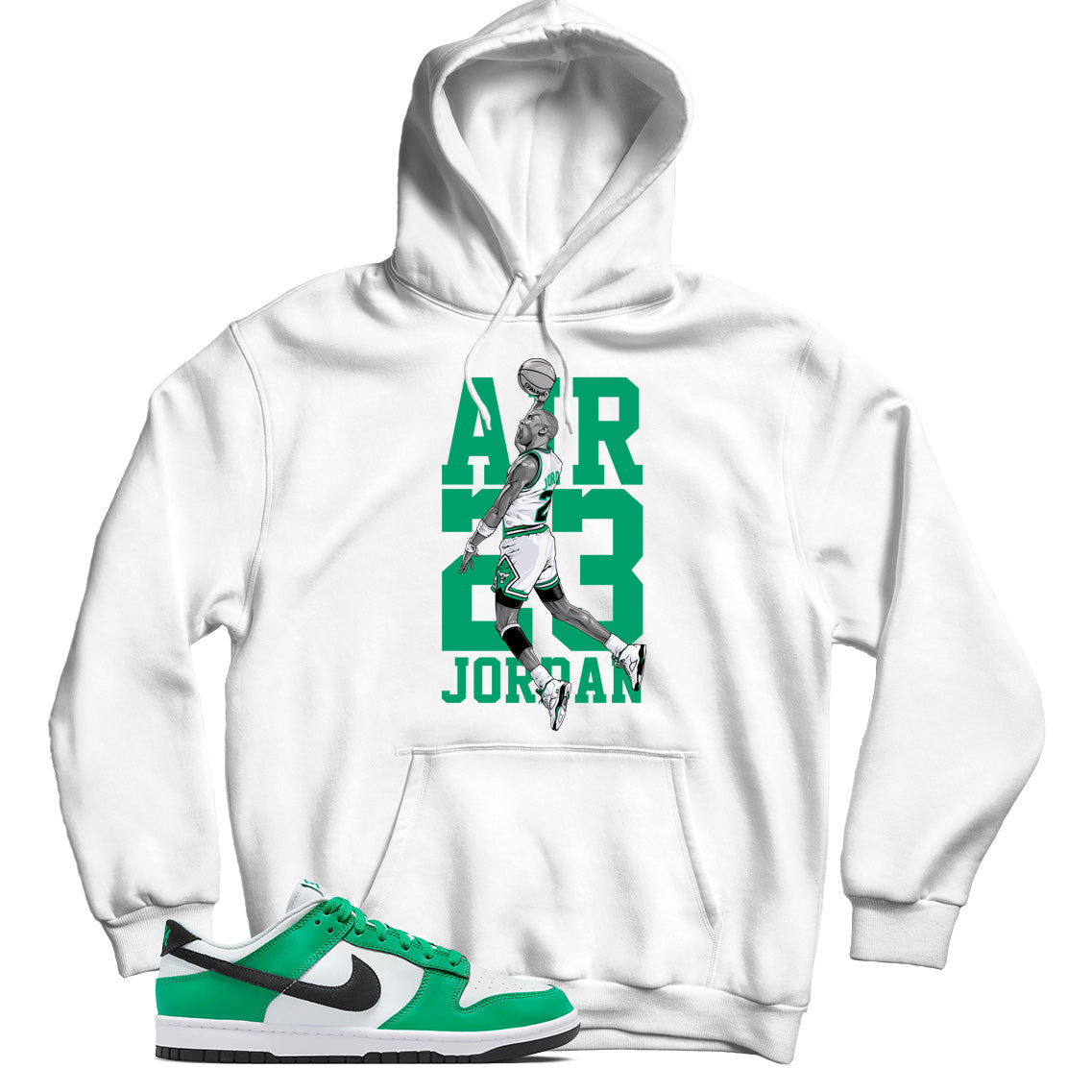 Nike Dunk Low Celtics hoodie