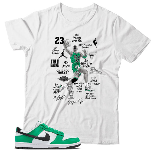 Nike Dunk Low Celtics shirt