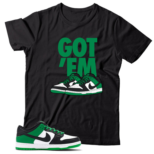 Dunk Low Classic Green shirt