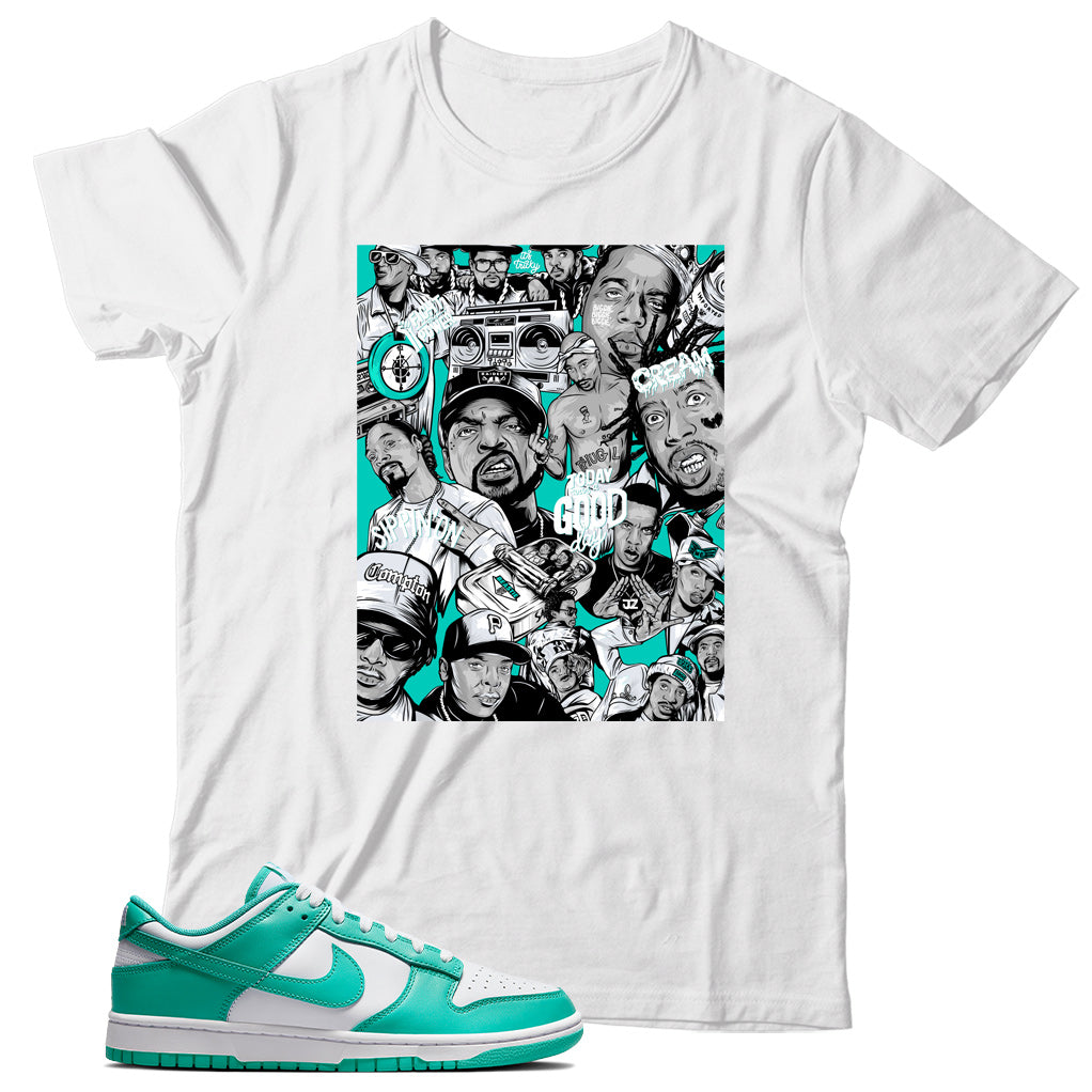 Dunk Low Clear Jade shirt