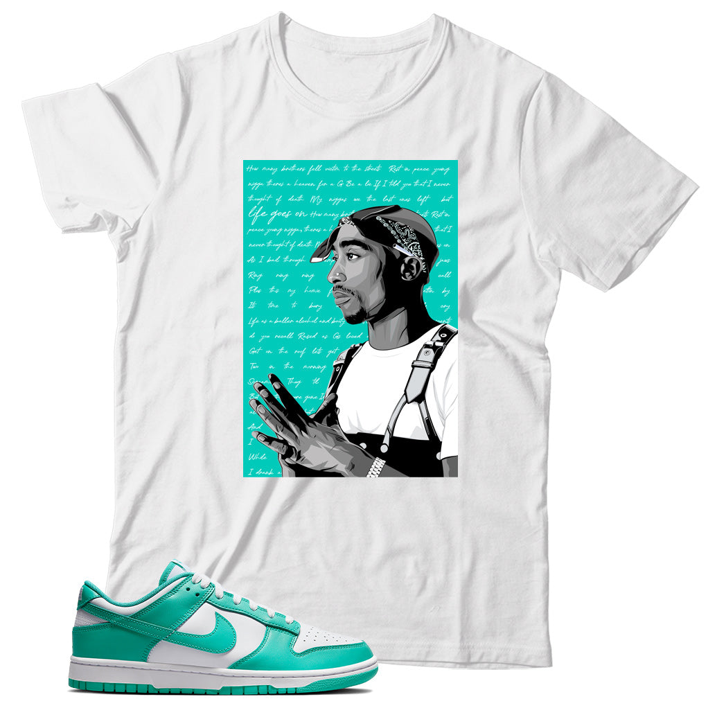 Nike Dunk Low Clear Jade shirt