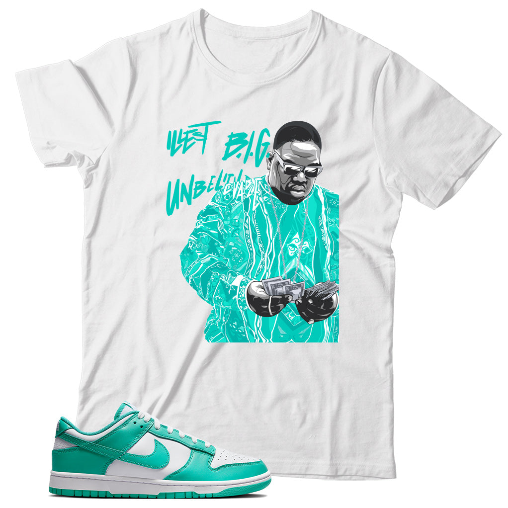 Nike Dunk Low Clear Jade shirt