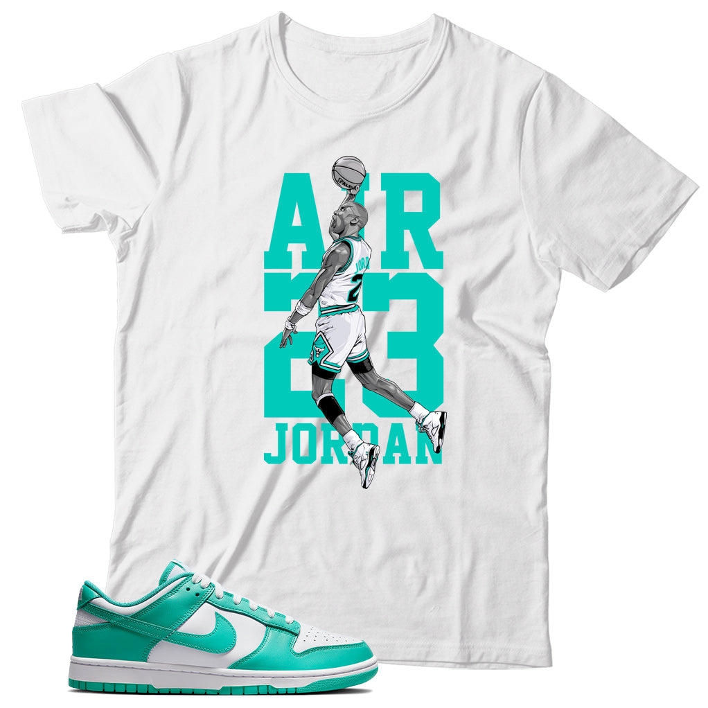 Nike Dunk Low Clear Jade shirt