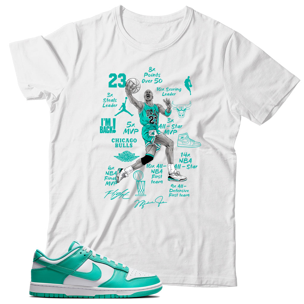 Nike Dunk Low Clear Jade shirt