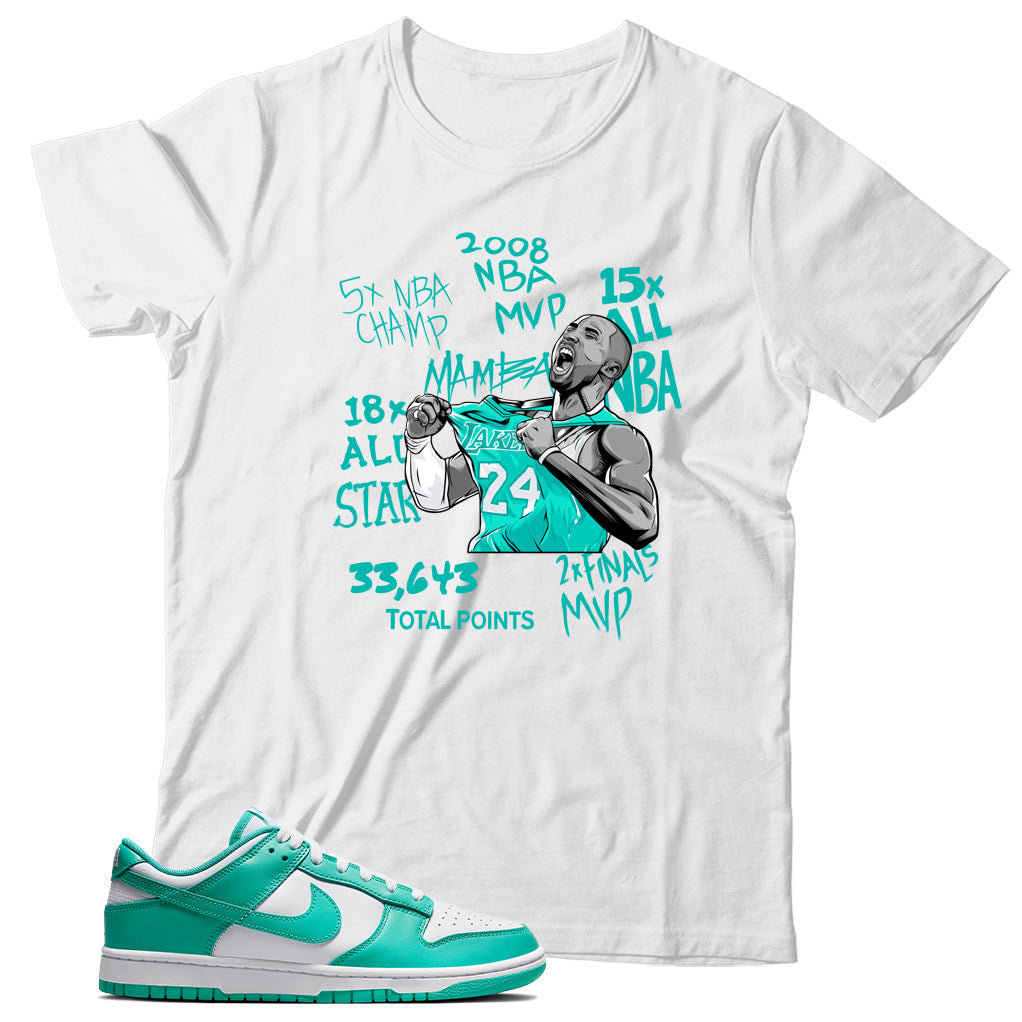 Dunk Low Clear Jade shirt