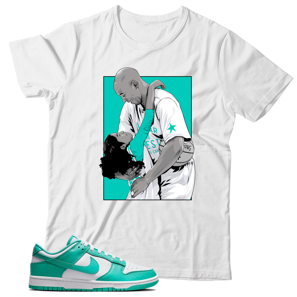 Dunk Low Clear Jade shirt