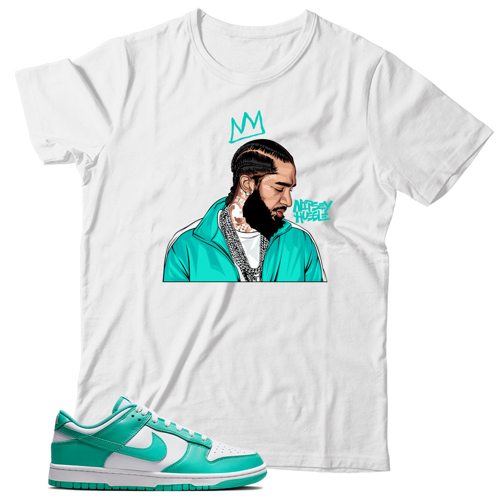 Dunk Low Clear Jade shirt