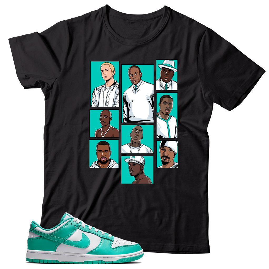 Dunk Low Clear Jade shirt