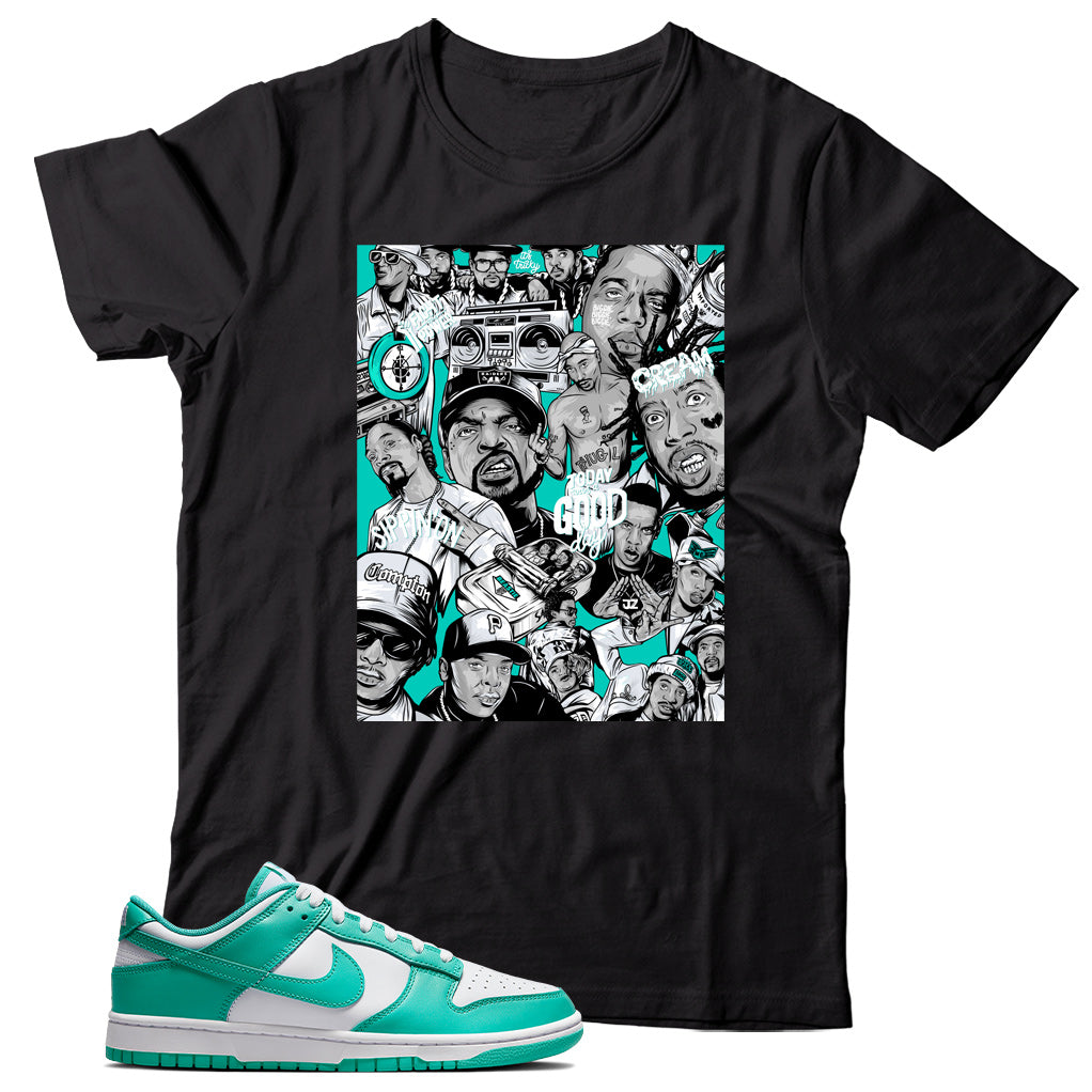 Dunk Low Clear Jade shirt