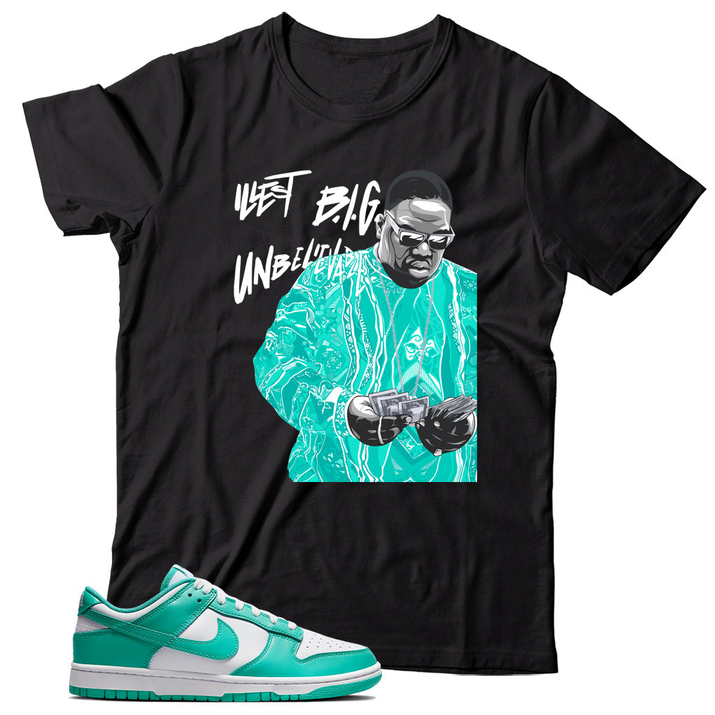 Nike Dunk Low Clear Jade shirt