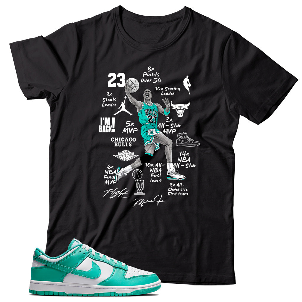 Dunk Low Clear Jade shirt