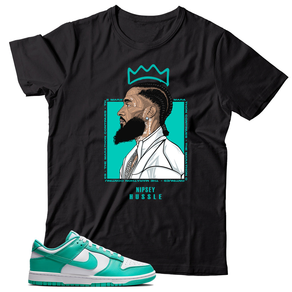 Dunk Low Clear Jade shirt