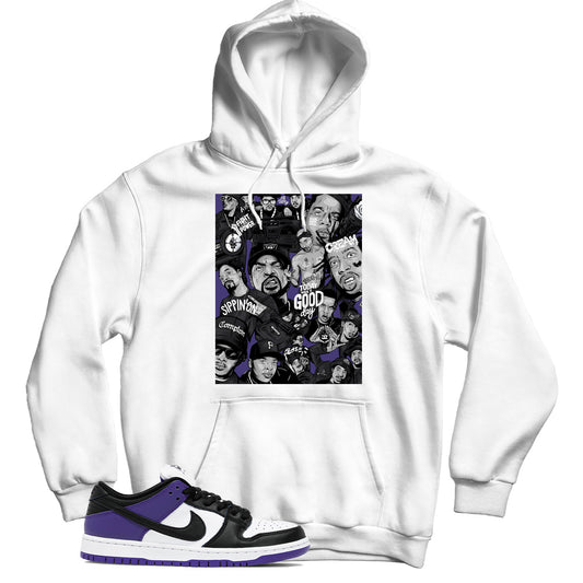 Dunk Low Court Purple hoodie