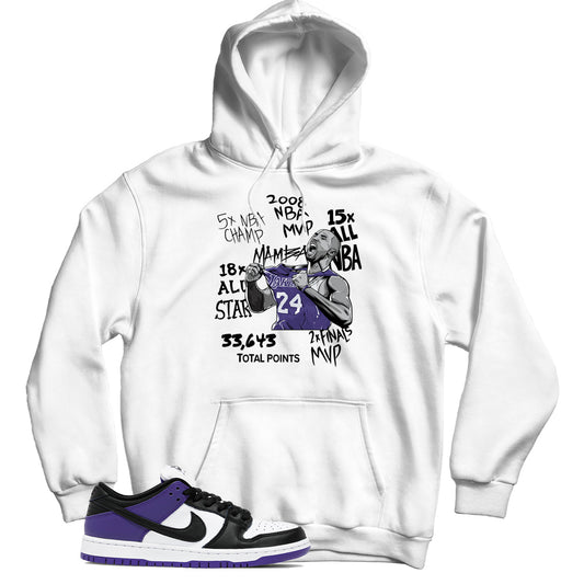 Dunk Low Court Purple hoodie