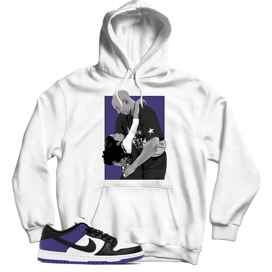 Dunk Low Court Purple hoodie