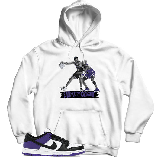 Dunk Low Court Purple hoodie