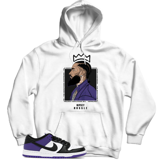 Dunk Low Court Purple hoodie