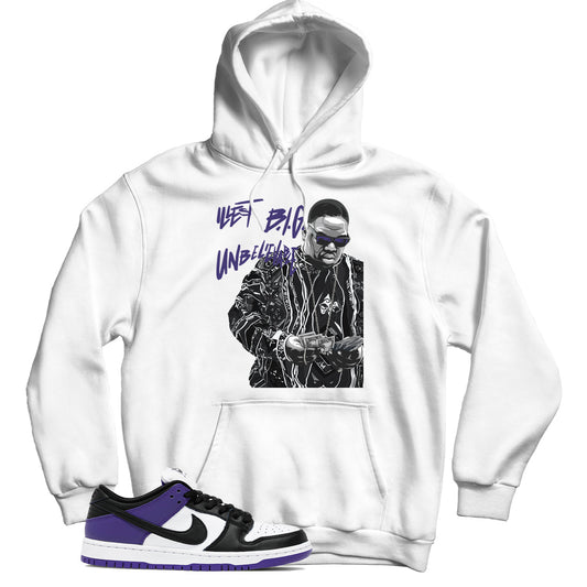 Dunk Low Court Purple hoodie