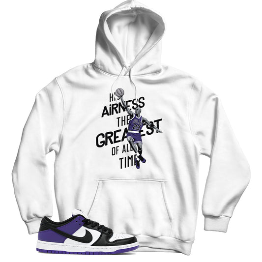 Dunk Low Court Purple hoodie