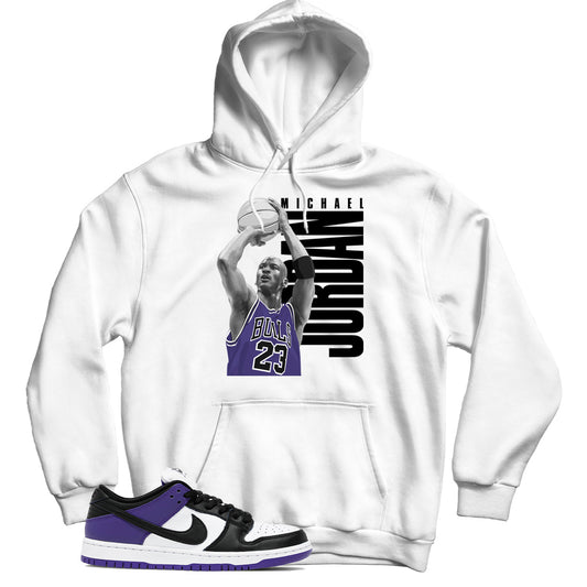 Dunk Low Court Purple hoodie