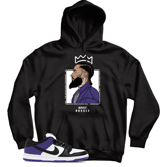 Dunk Low Court Purple hoodie