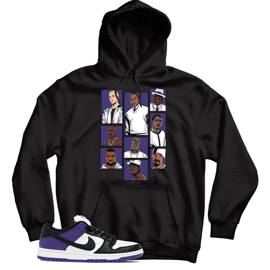 Dunk Low Court Purple hoodie