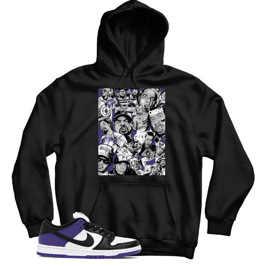 Dunk Low Court Purple hoodie