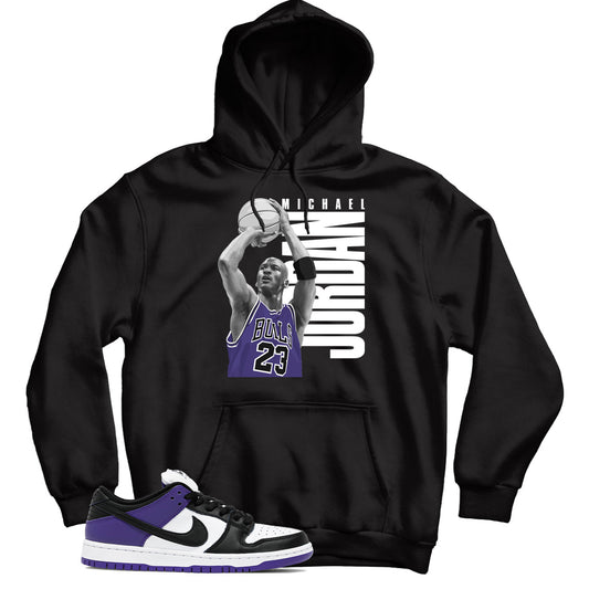 Dunk Low Court Purple hoodie