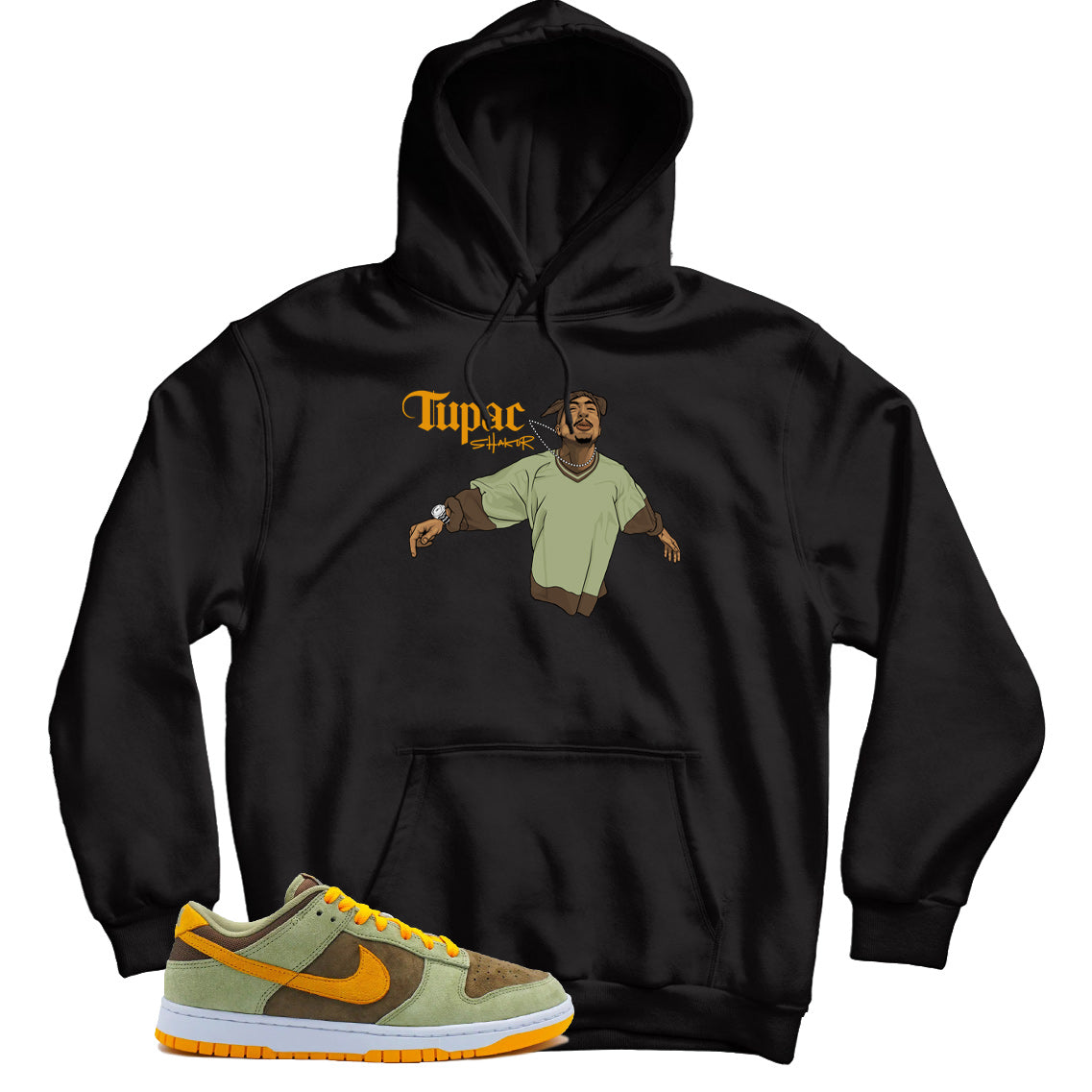 Dunk Low Dusty Olive hoodie