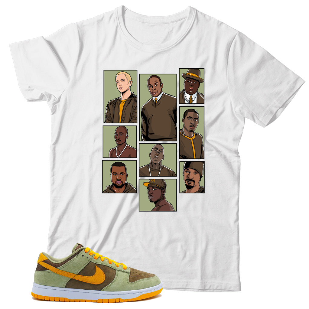 Dunk Low Dusty Olive shirt